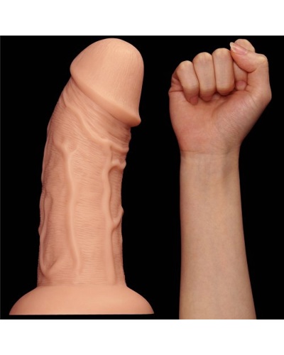 9.5'' Realistic Curved Dildo -   