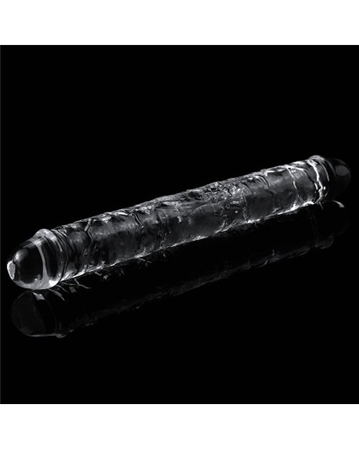 Flawless Clear Double dildo 12'' -    