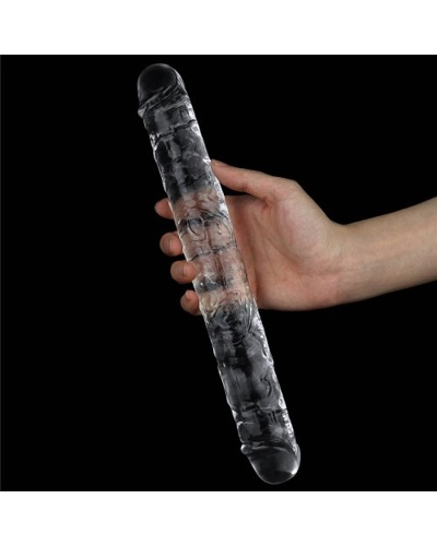 Flawless Clear Double dildo 12'' -    