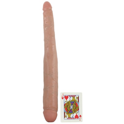 16" Tapered Double Dildo -   