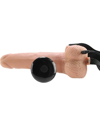 6"Hollow Rechargeable Strap-On Remote -   