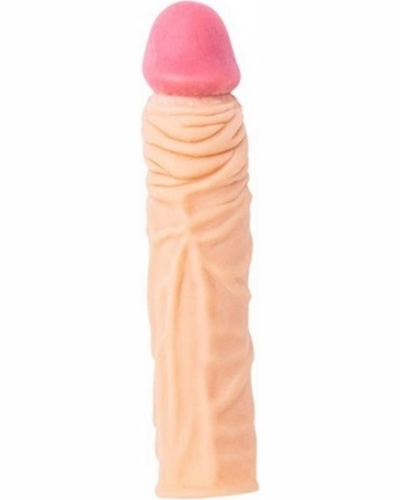 Super-Realistic Penis Extension Sleeve -     