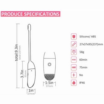 «Magic Motion Vini» - Виброяйцо силиконовое- фото5