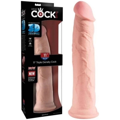 «King Cock Plus 11 Triple Density Cock» - Фаллоимитатор- фото