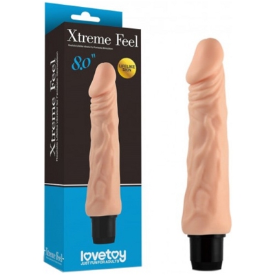 «Real Feel CyberSkin 8,0» - виброфаллос  - фото