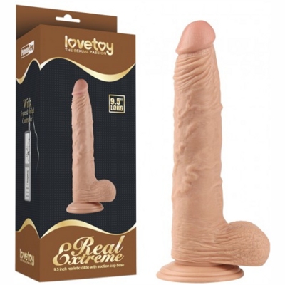 «Real Extreme Dildo 9.5”» - фаллоимитатор- фото