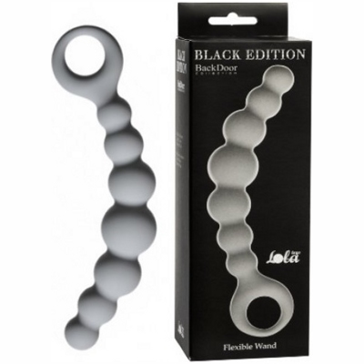 «Flexible Wand Grey» - анальная цепочка- фото2