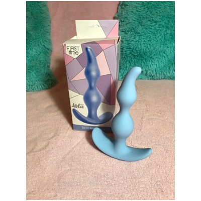 Bent Anal Plug Black - Анальный стимулятор- фото6