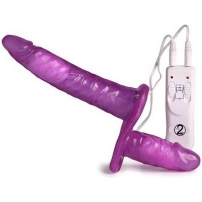 «Vibrating Strap on Duo» - страпон-вибратор- фото