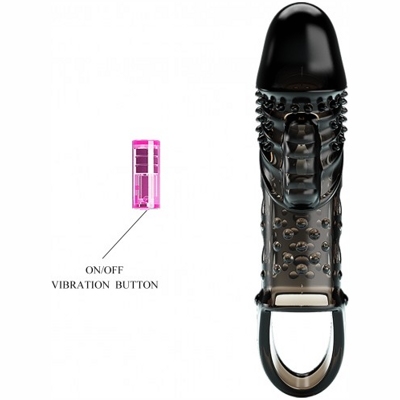 Penis Sleeve Cecelia - вибронасадка на пенис- фото4