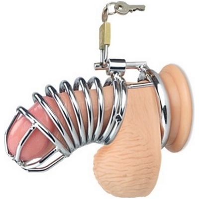 «Jailed Metal Chastity Cage» - Пояс верности- фото