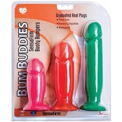 «TLC Bum Buddies Booty Bumpers» - набор анальных пробок- фото5