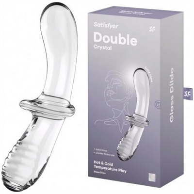 «Satisfyer Double Crystal» - фаллос из стекла- фото5