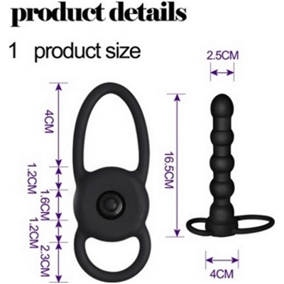 «Vibrating Rock Balled Double Prober» – Насадка- фото6