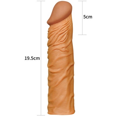 «Super-Realistic Penis Extension Sleeve» - насадка на пенис- фото5
