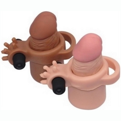 «Pleasure Vibrating Enhancing Penis Sleeve» – насадка с вибрацией- фото3