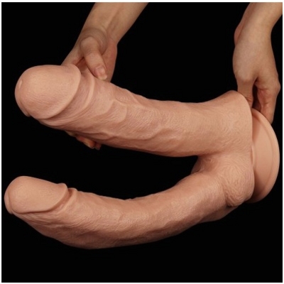«12'' Realistic Mega Double Dildo» - Фаллоимитатор- фото4