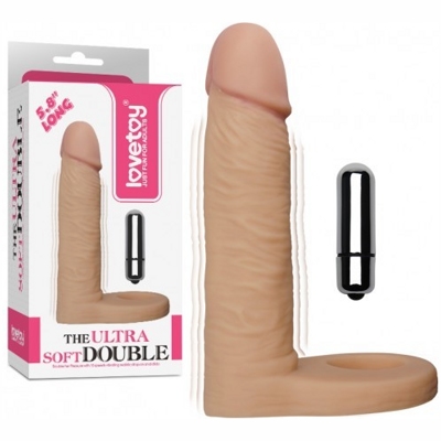 «The Ultra Soft Double» - Насадка на пенис- фото