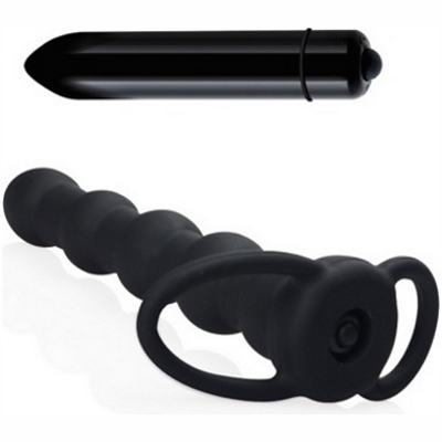 «Vibrating Rock Balled Double Prober» – Насадка- фото3