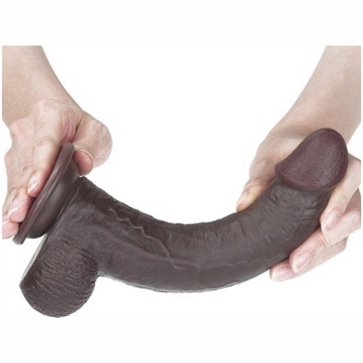 «9'' Sliding Skin Dual Layer Dong» - Фаллоимитатор- фото3