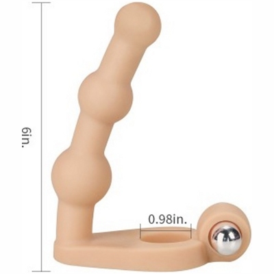 «The Ultra Soft Bead 6''» - насадка на член- фото6