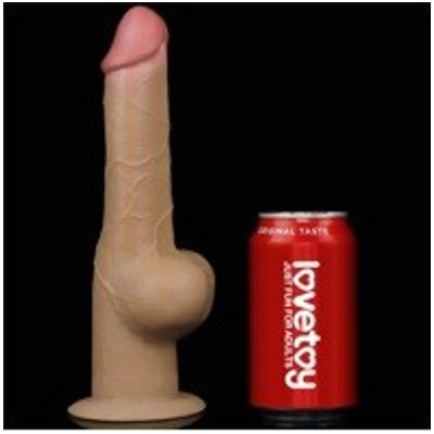 «9.5'' Dual Layered Handle Cock» - Реалистичный фаллос - фото4