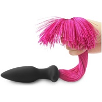 «Silicone Anal Plug with Pony Tail» - Анальная пробка- фото5