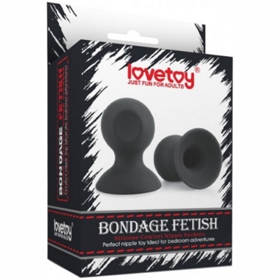 «Bondage Fetish Silicone Comfort Nipple Suckers» - Вакуумные помпы для сосков- фото