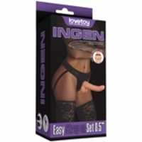 «Easy Strapon Set 8.5''» - страпон- фото6