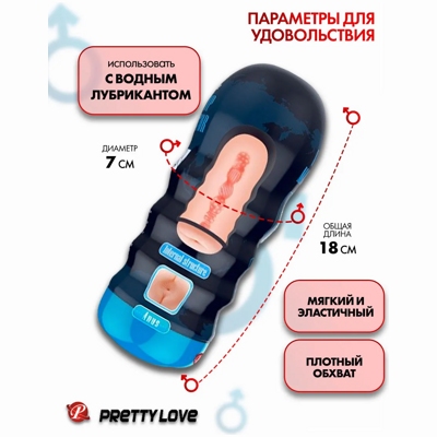 «Vacuum Cup Anus» - Мастурбатор-попка- фото4