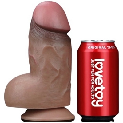 «7.0'' Dual Layered Platinum Silicone Cock» – Фаллоимитатор- фото5