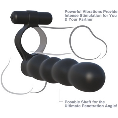 «Posable Partner Double Penetrator» - Насадка на пенис- фото2