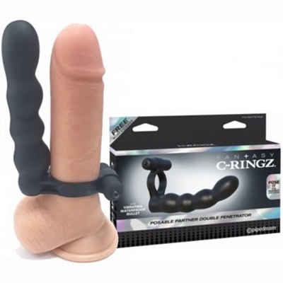 «Posable Partner Double Penetrator» - Насадка на пенис- фото